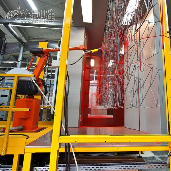 金屬件五金件靜電噴塗流水線 金屬(shǔ)件五金件靜電噴塗流水線