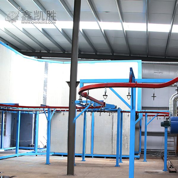 自動車架靜電噴(pēn)塑生(shēng)產線 自(zì)動車架靜(jìng)電(diàn)噴(pēn)塑生產線