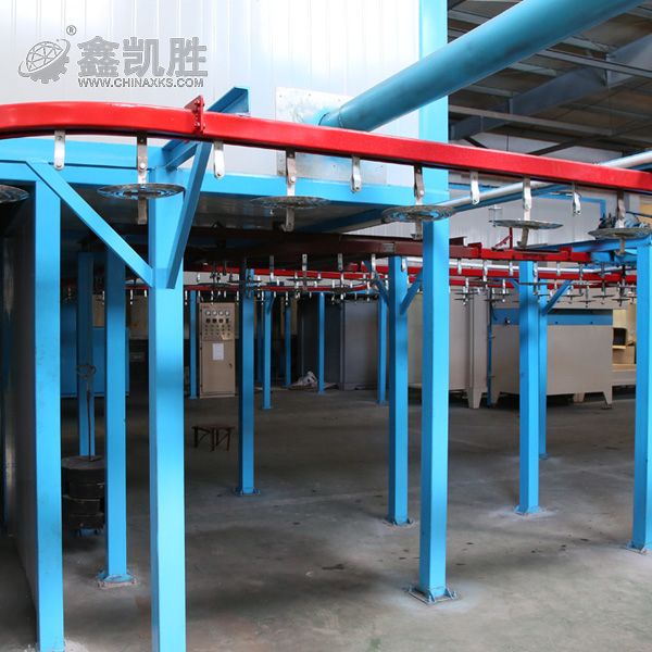 自動車(chē)架靜電噴塑生產線 自動車架靜電噴塑生產線