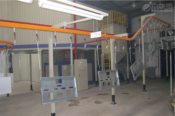 鋁型材噴塑流水線設備處（chù）理鋁材的（de）工藝流程