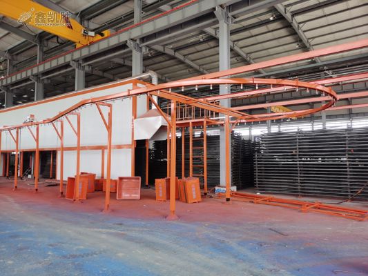 廣東大型粉（fěn）末塗裝噴粉（fěn）流水線（xiàn）廠家-鑫（xīn）凱勝