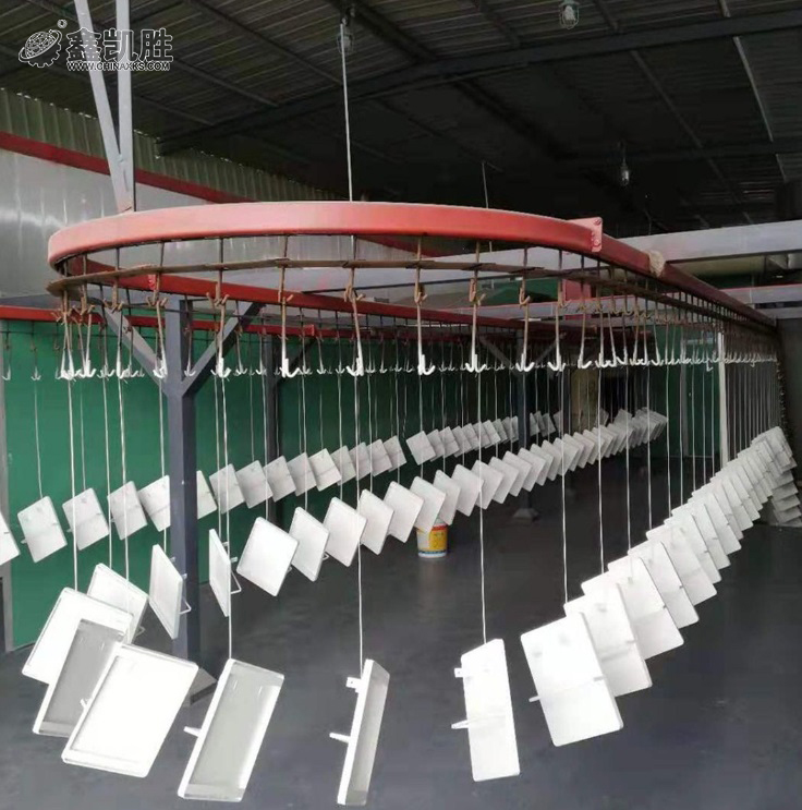 小（xiǎo）型噴塑設備流水線