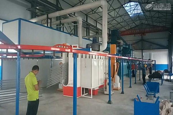 噴粉設備流水線