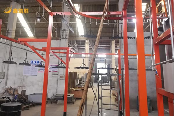 中纖板靜電噴（pēn）粉設備