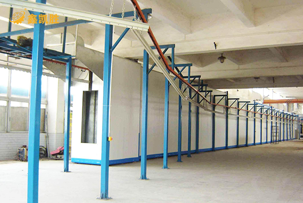 噴粉設備流水線